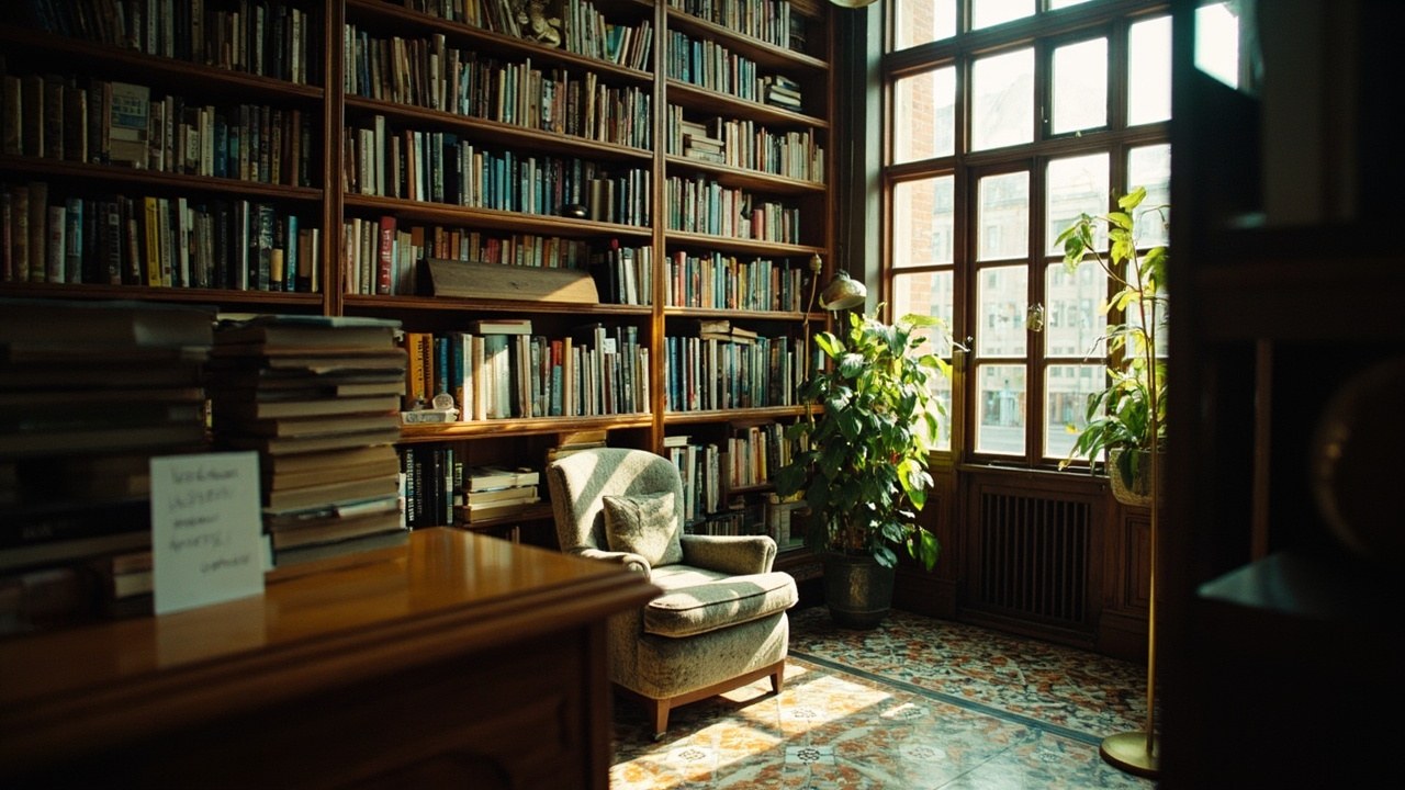 Книгарня Є Рівне — інтер'єр невеликої міської крамниці