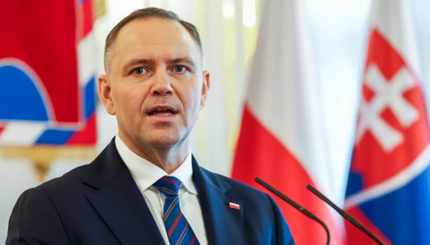 Президент Польщі Кароль Навроцький під час виступу в Радружі 11 липня 2026 року
