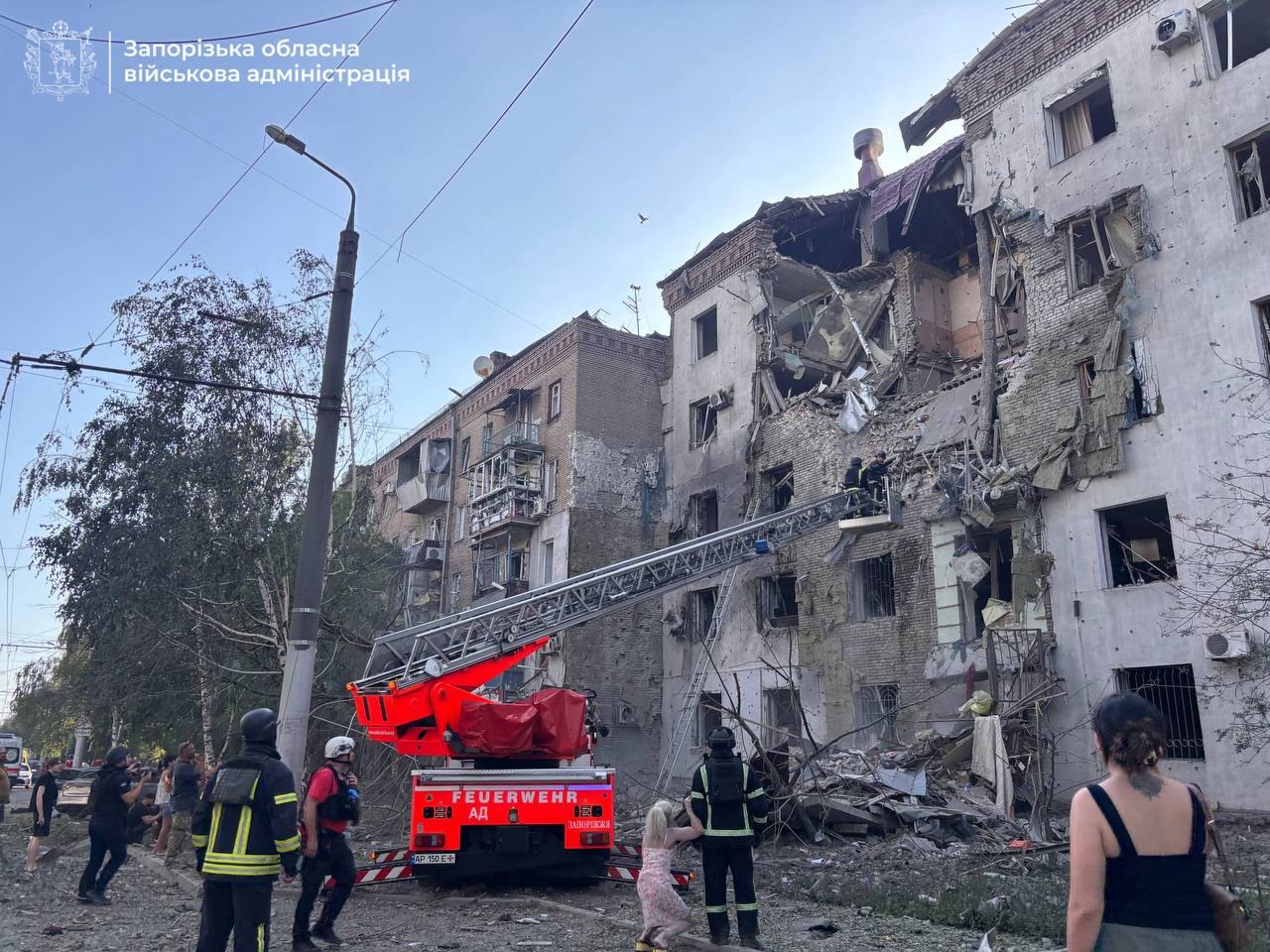 Удар КАБами по Запоріжжю 19 липня: пояснення про наслідки