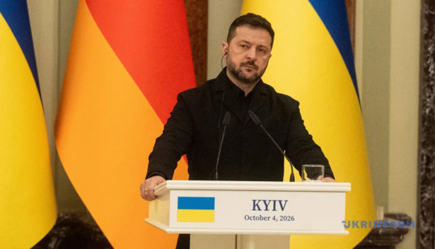 Зеленський у Києві з Мерцом оприлюднив оцінку ракетного арсеналу Росії